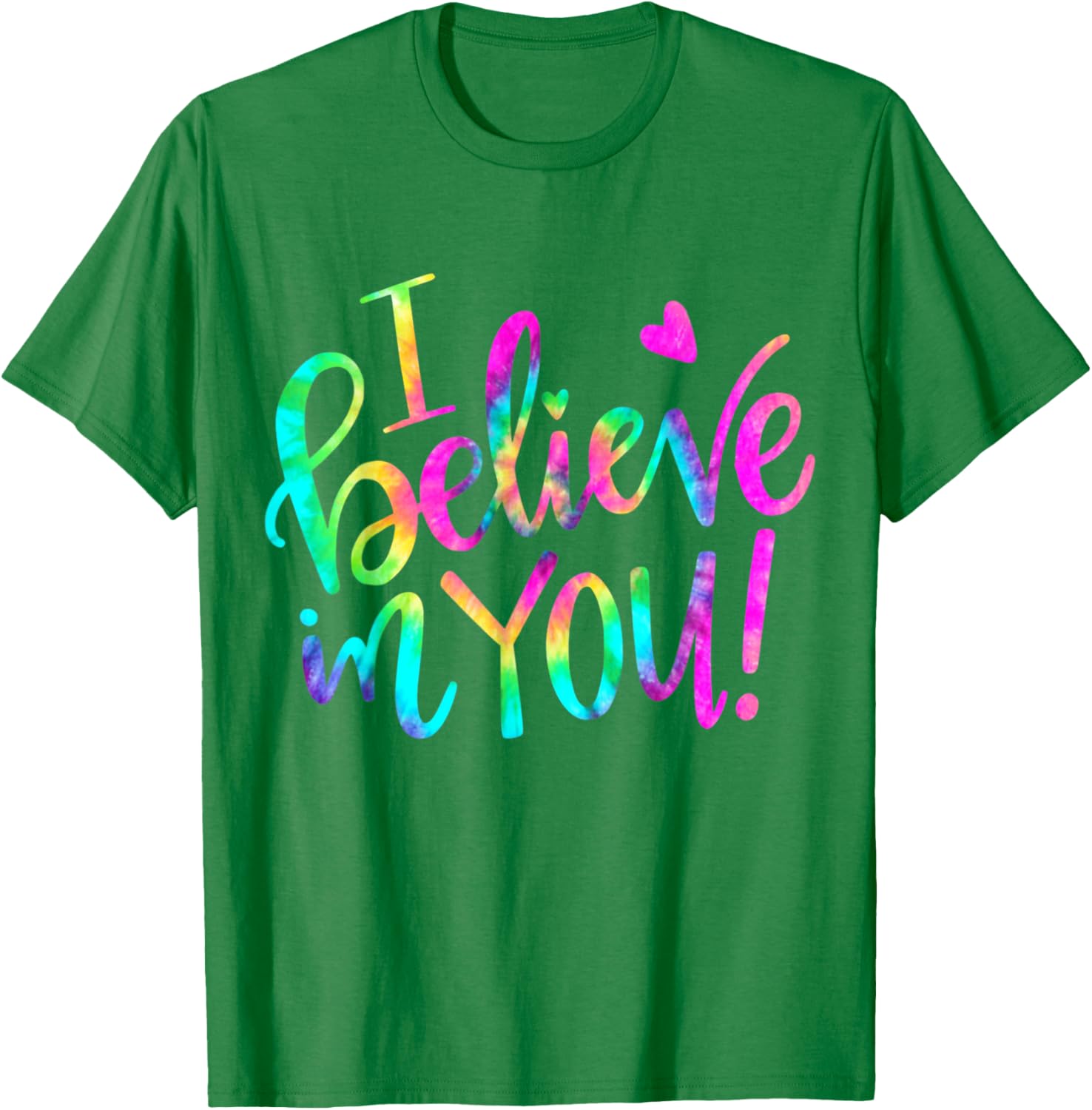Test Day Teacher I Believe In You Shirt Testing Day Tie Dye T-Shirt