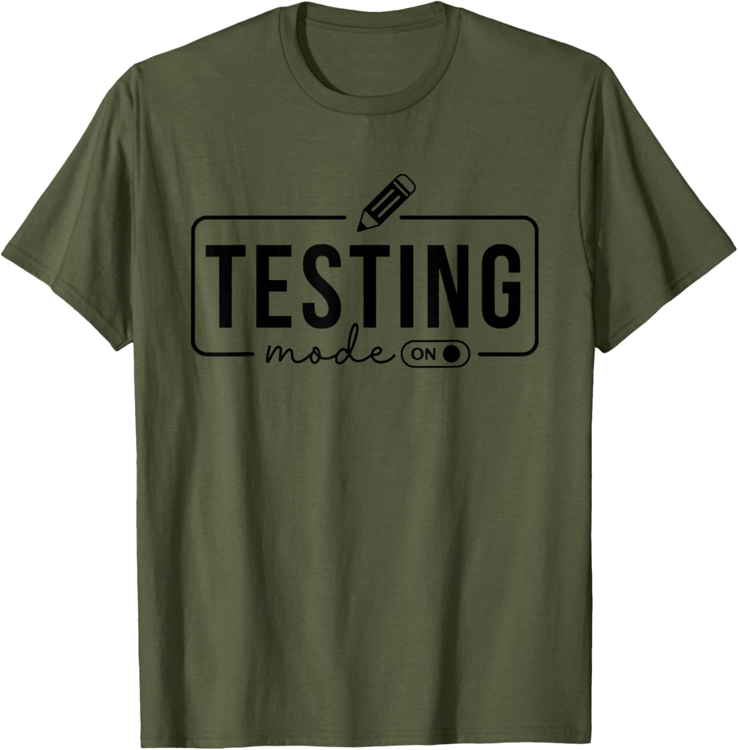 Test Day Teacher Shirt Testing Mode on Gifts for Women Kids T-Shirt