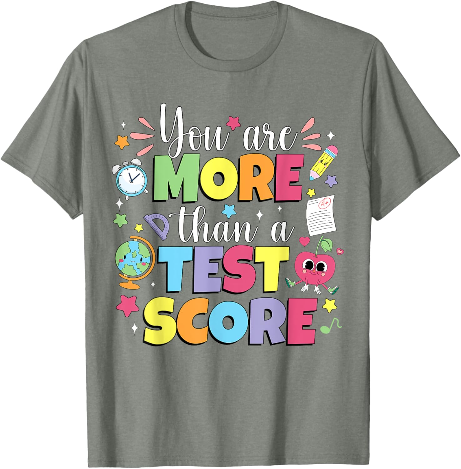 Test Day Teacher Shirt You Are More Than A Test Score Kids T-Shirt