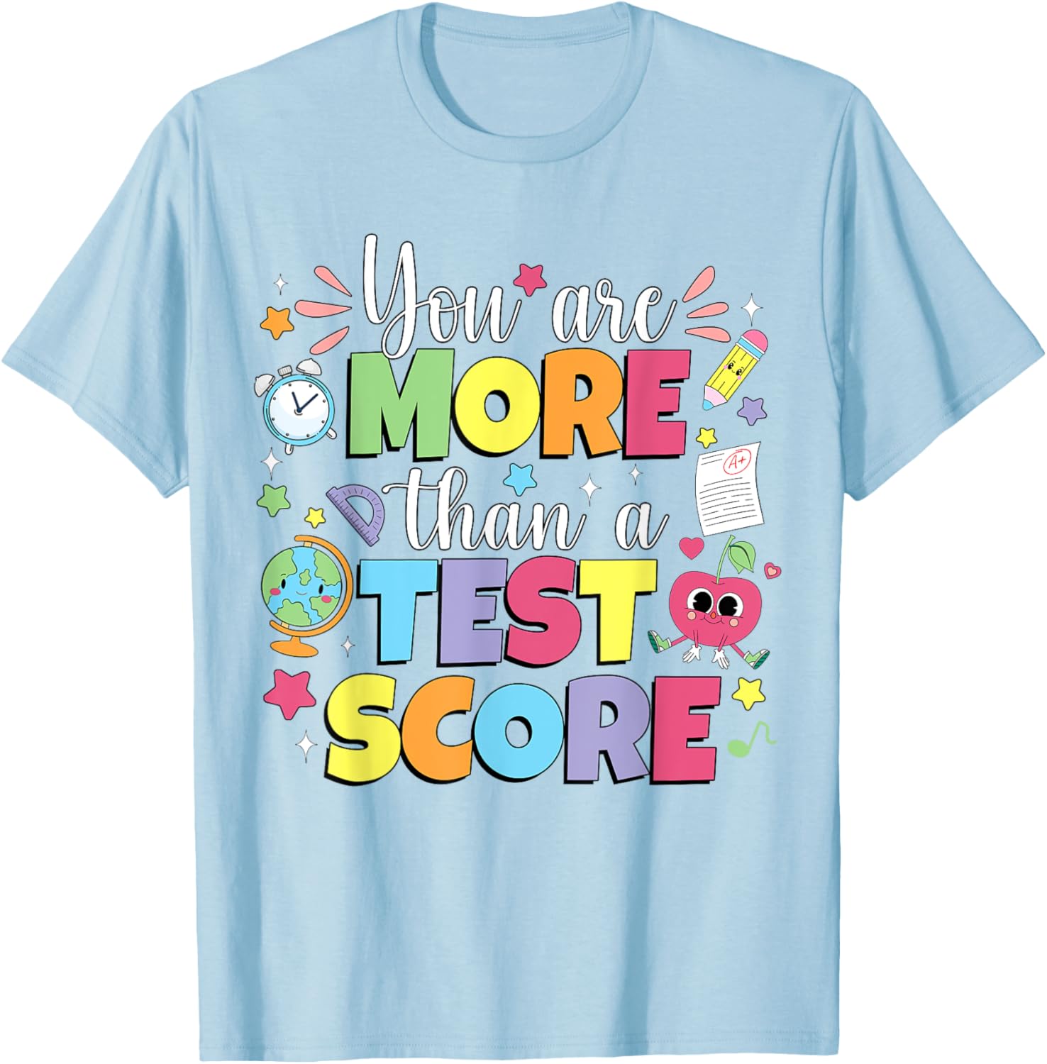 Test Day Teacher Shirt You Are More Than A Test Score Kids T-Shirt