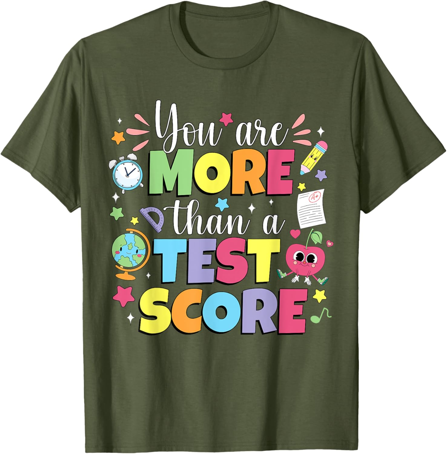 Test Day Teacher Shirt You Are More Than A Test Score Kids T-Shirt