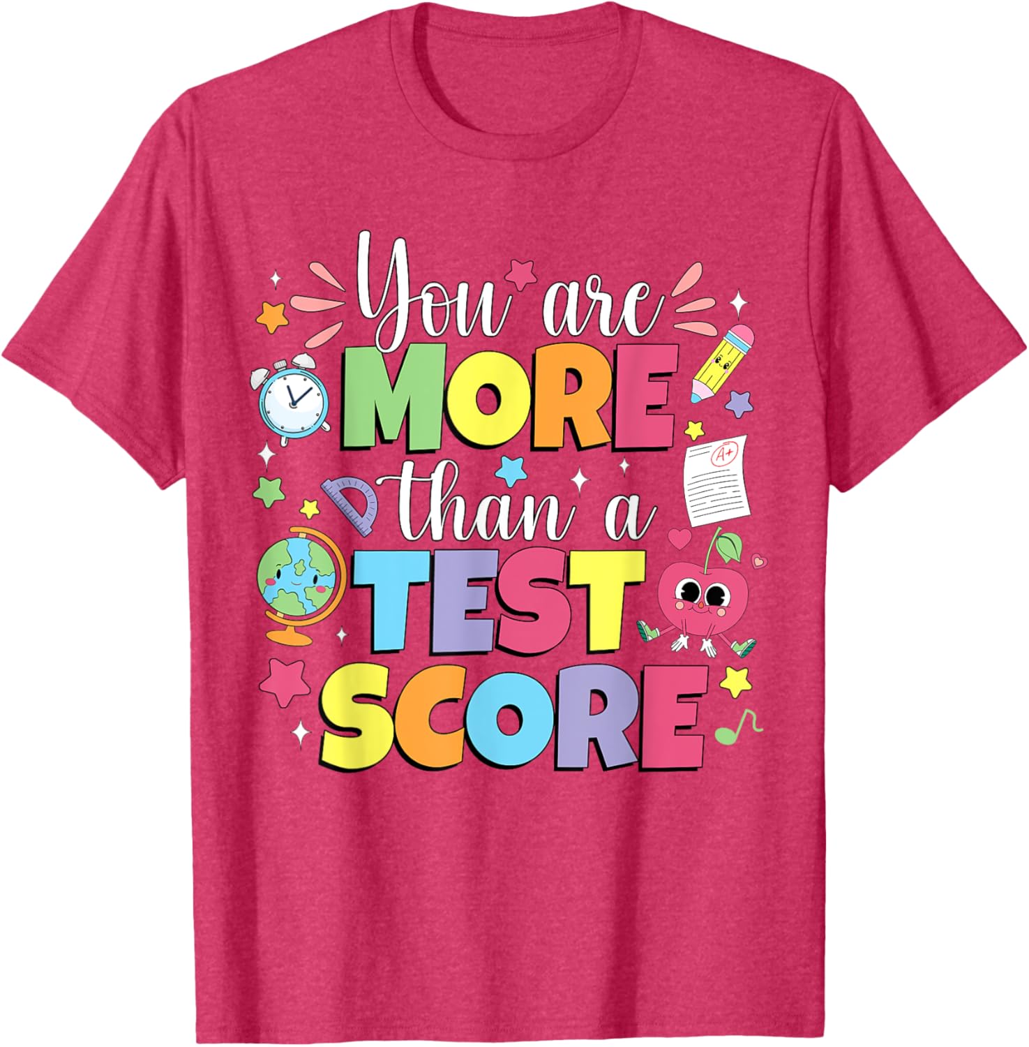 Test Day Teacher Shirt You Are More Than A Test Score Kids T-Shirt
