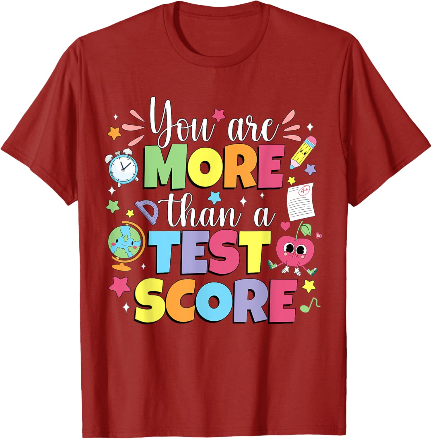 Test Day Teacher Shirt You Are More Than A Test Score Kids T-Shirt