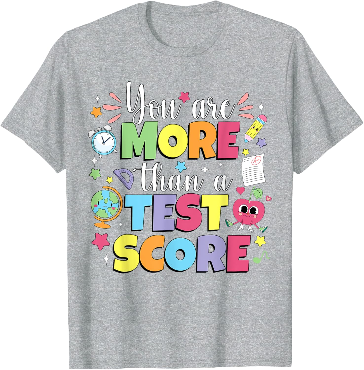 Test Day Teacher Shirt You Are More Than A Test Score Kids T-Shirt