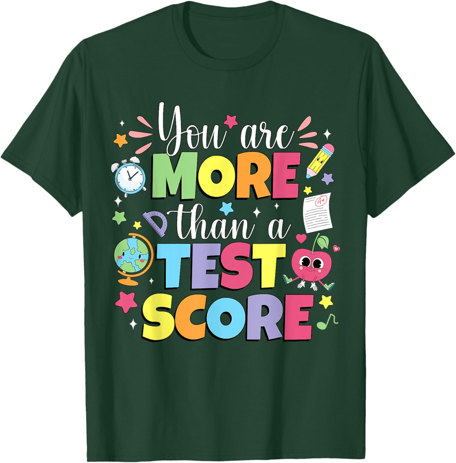 Test Day Teacher Shirt You Are More Than A Test Score Kids T-Shirt