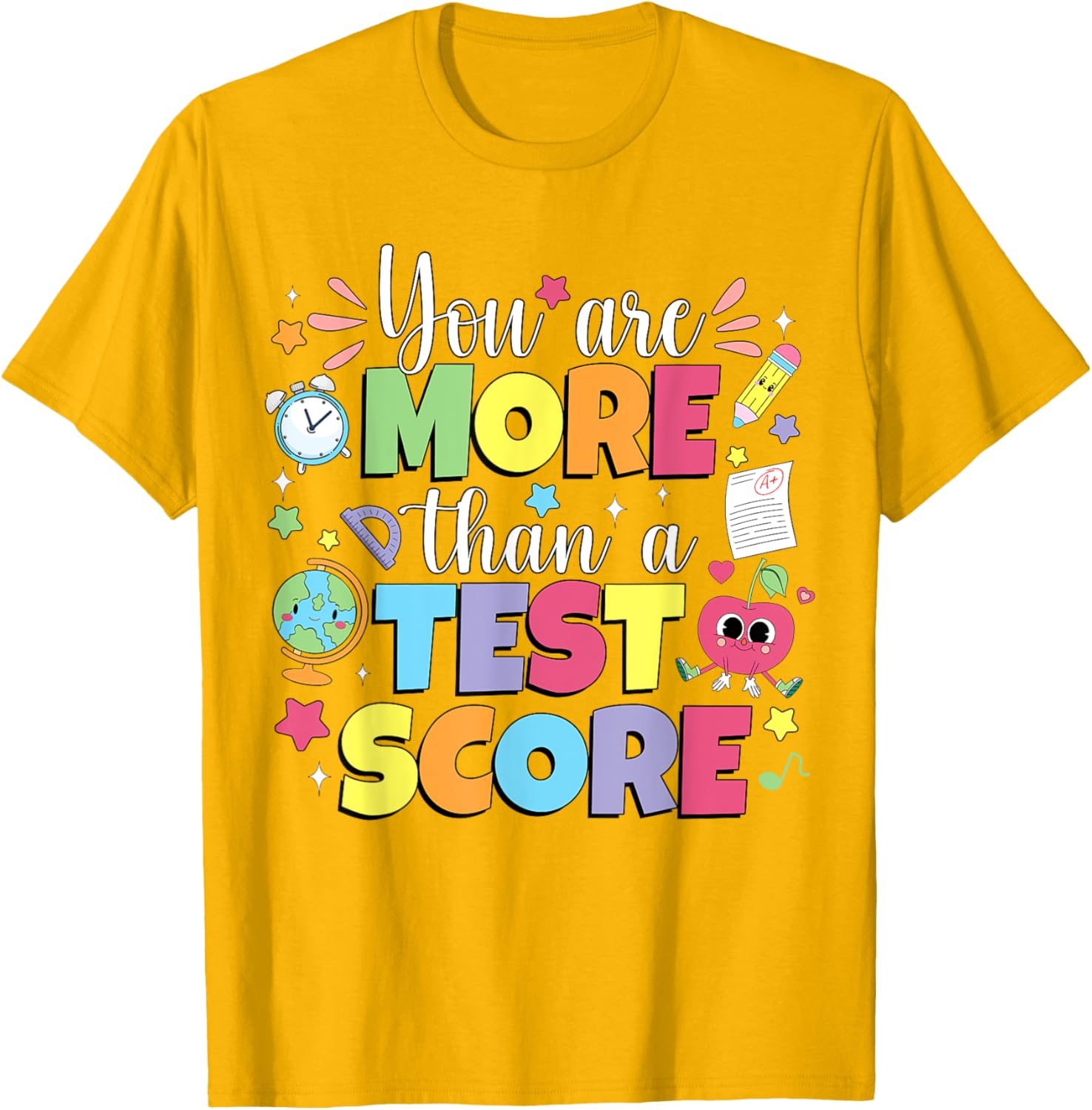 Test Day Teacher Shirt You Are More Than A Test Score Kids T-Shirt