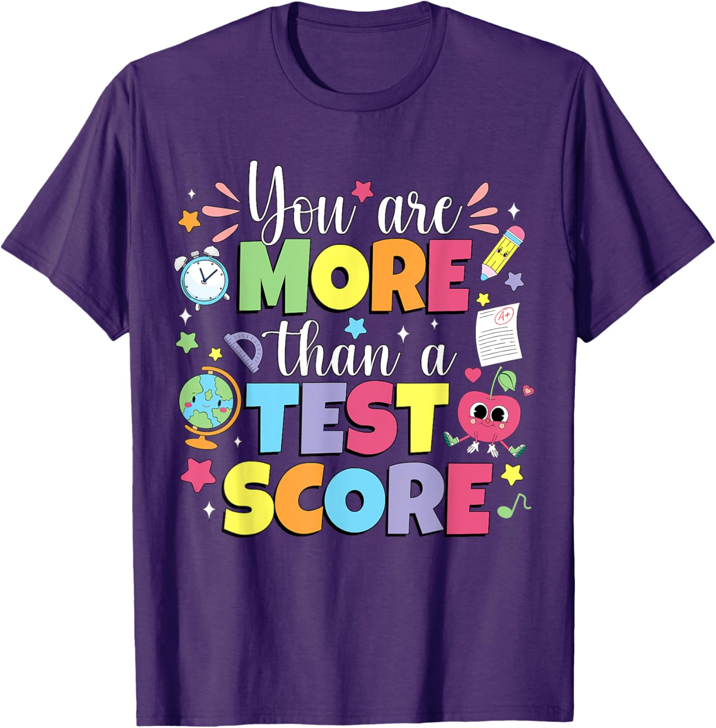 Test Day Teacher Shirt You Are More Than A Test Score Kids T-Shirt
