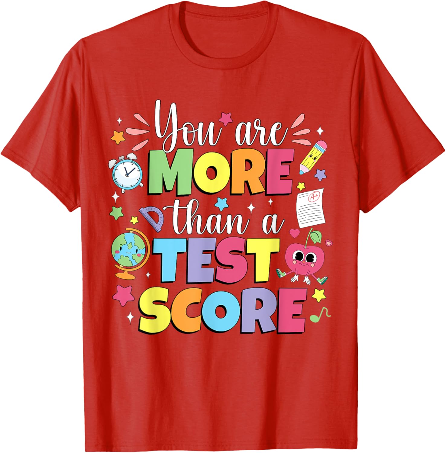 Test Day Teacher Shirt You Are More Than A Test Score Kids T-Shirt