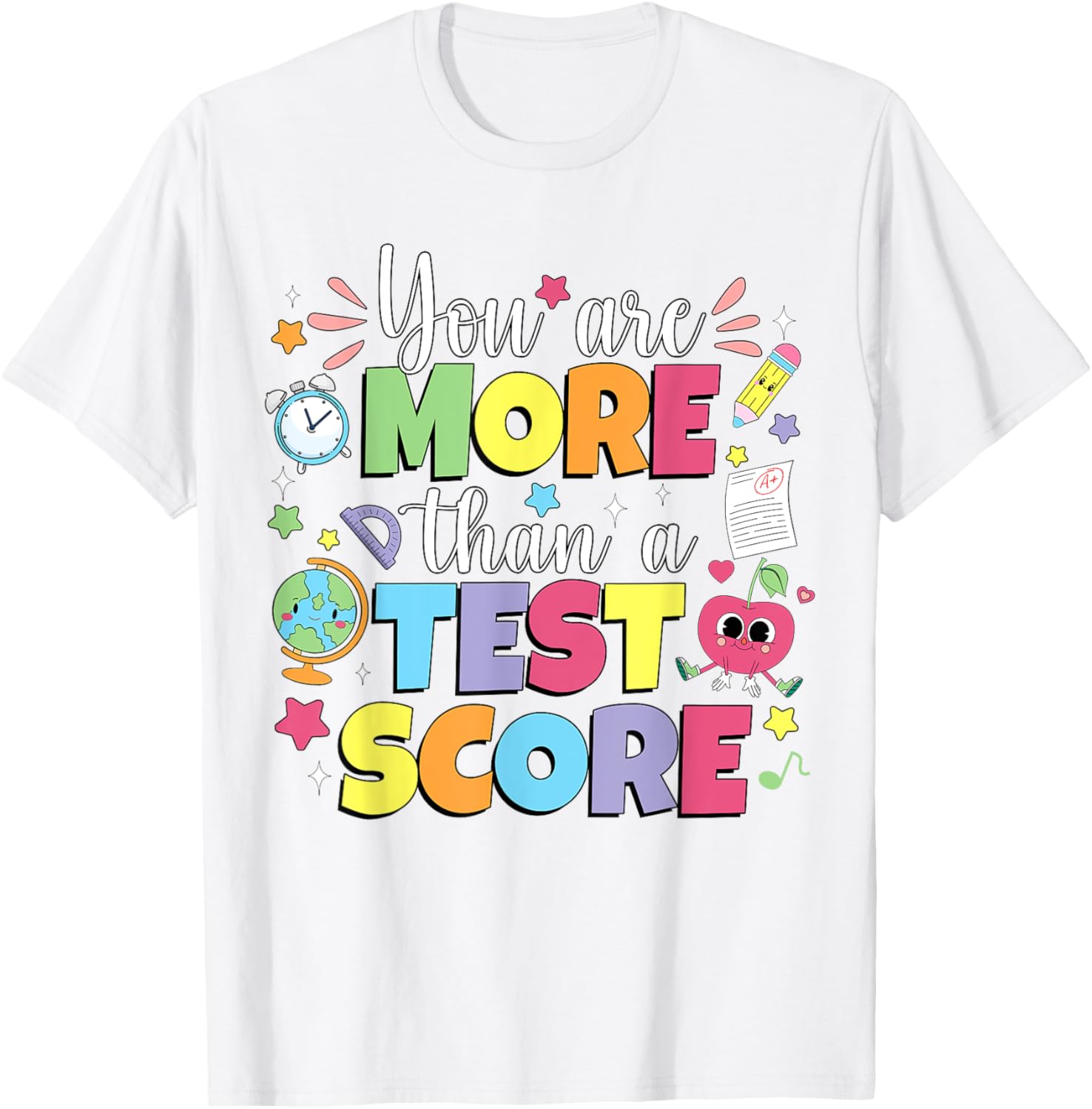 Test Day Teacher Shirt You Are More Than A Test Score Kids T-Shirt