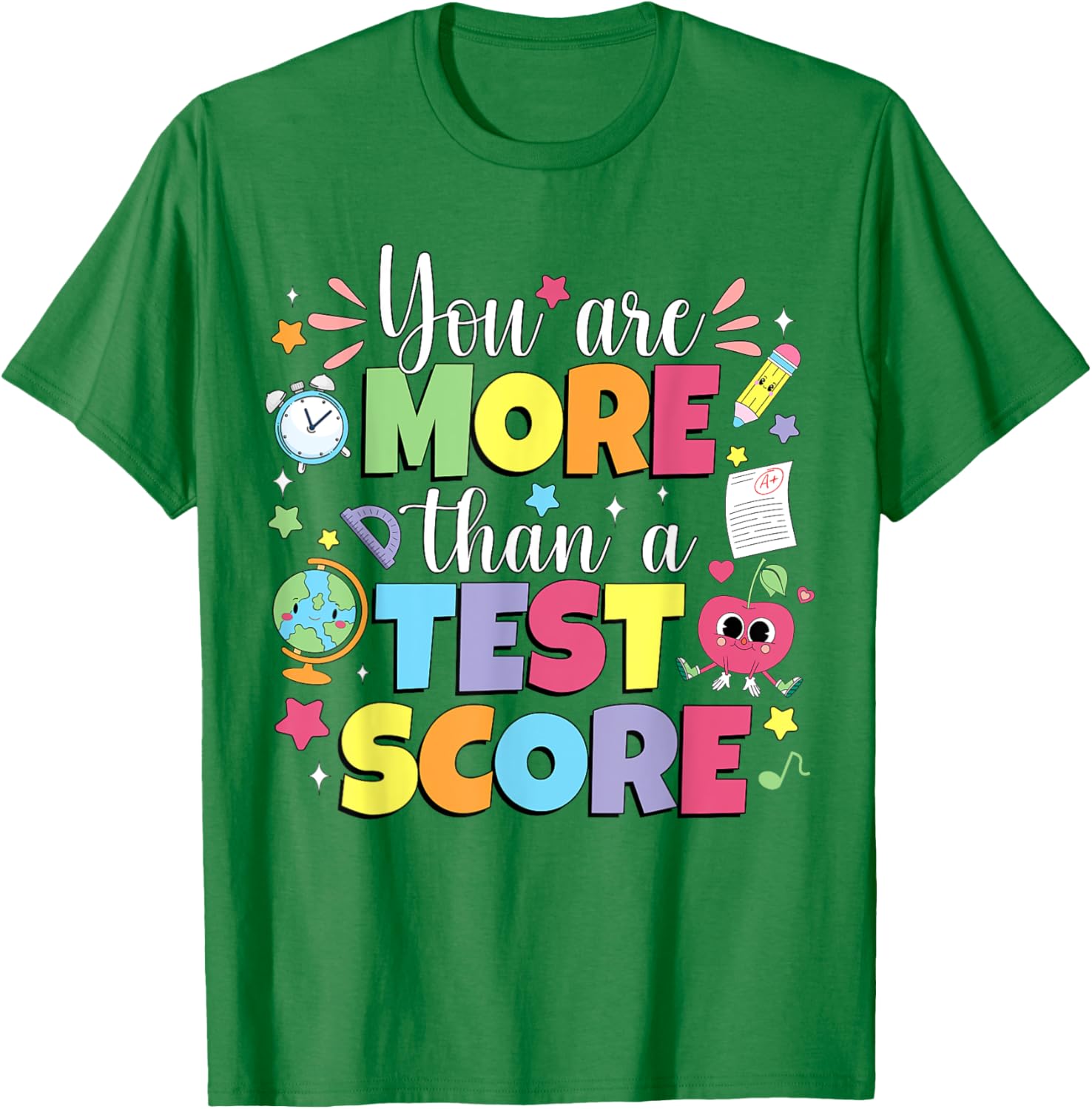 Test Day Teacher Shirt You Are More Than A Test Score Kids T-Shirt