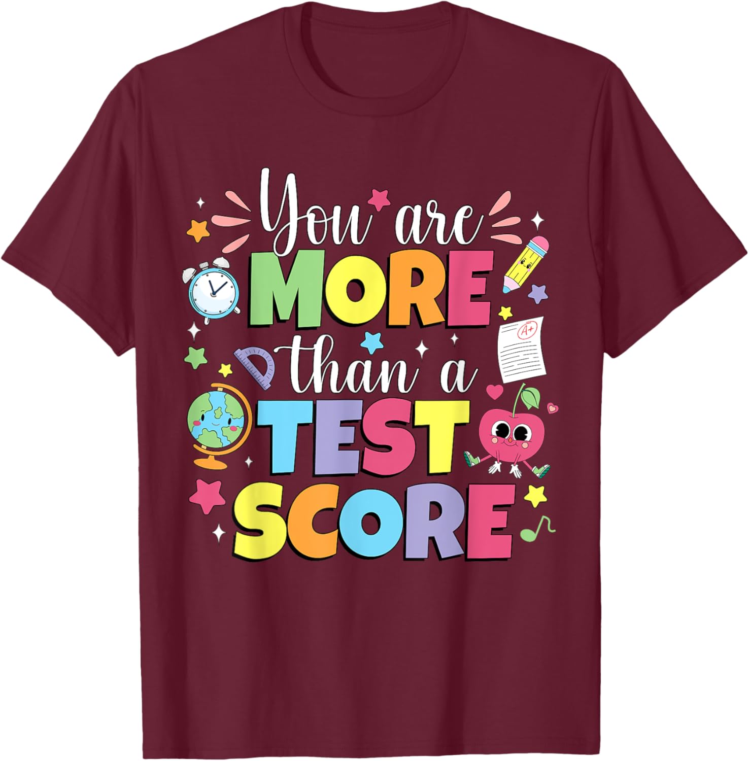 Test Day Teacher Shirt You Are More Than A Test Score Kids T-Shirt