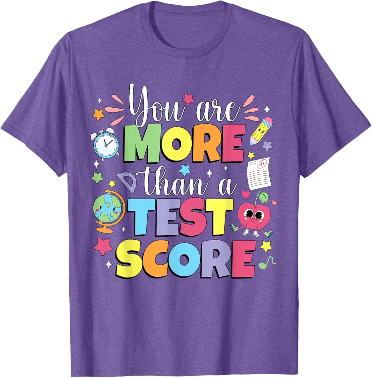Test Day Teacher Shirt You Are More Than A Test Score Kids T-Shirt
