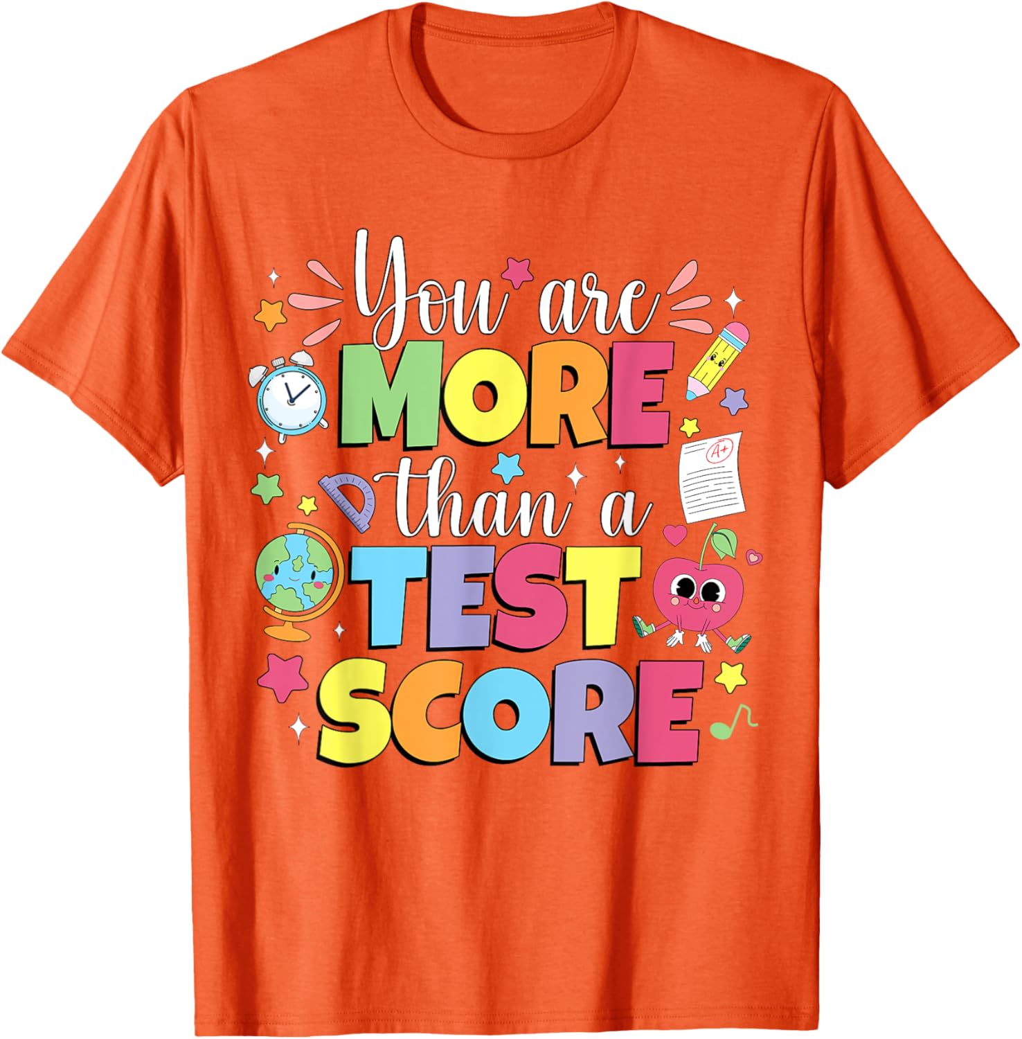 Test Day Teacher Shirt You Are More Than A Test Score Kids T-Shirt