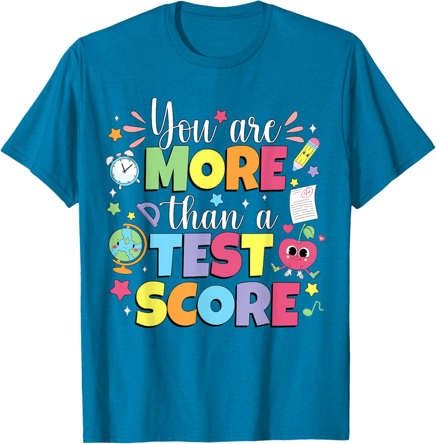 Test Day Teacher Shirt You Are More Than A Test Score Kids T-Shirt