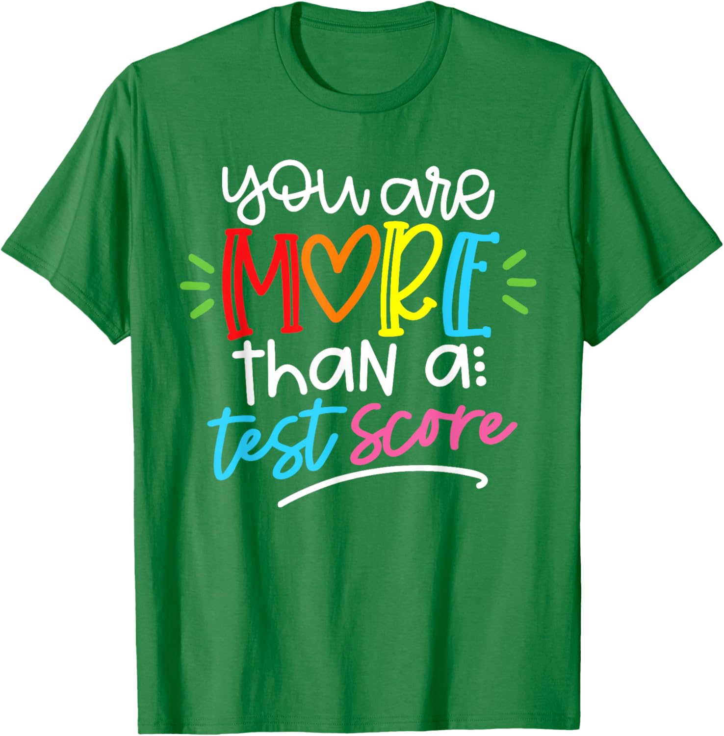 Test Day Teacher Shirt You Are More Than a Test Score Women T-Shirt