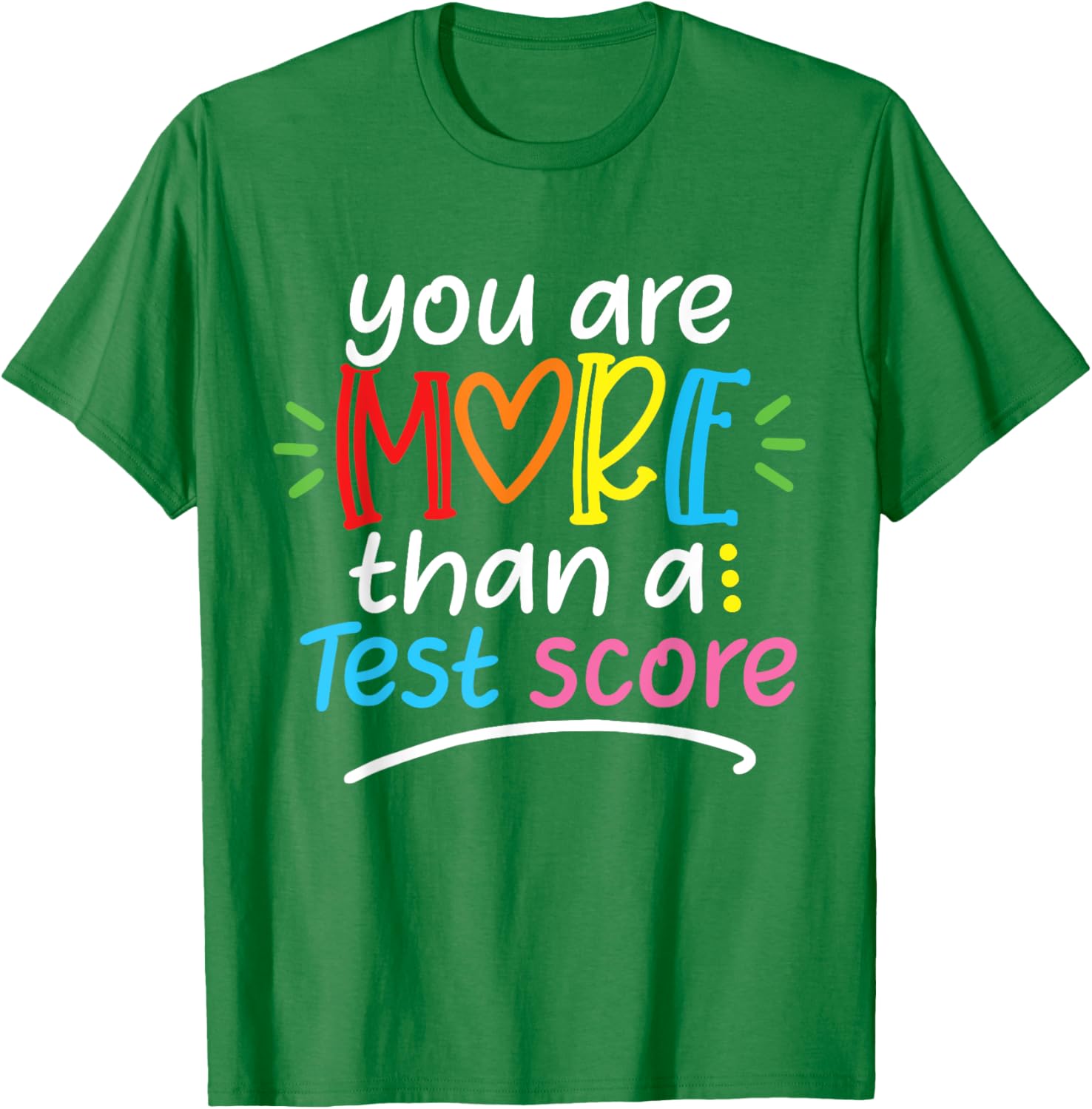 Test Day Teacher Shirt You Are More Than a Test Score Women T-Shirt