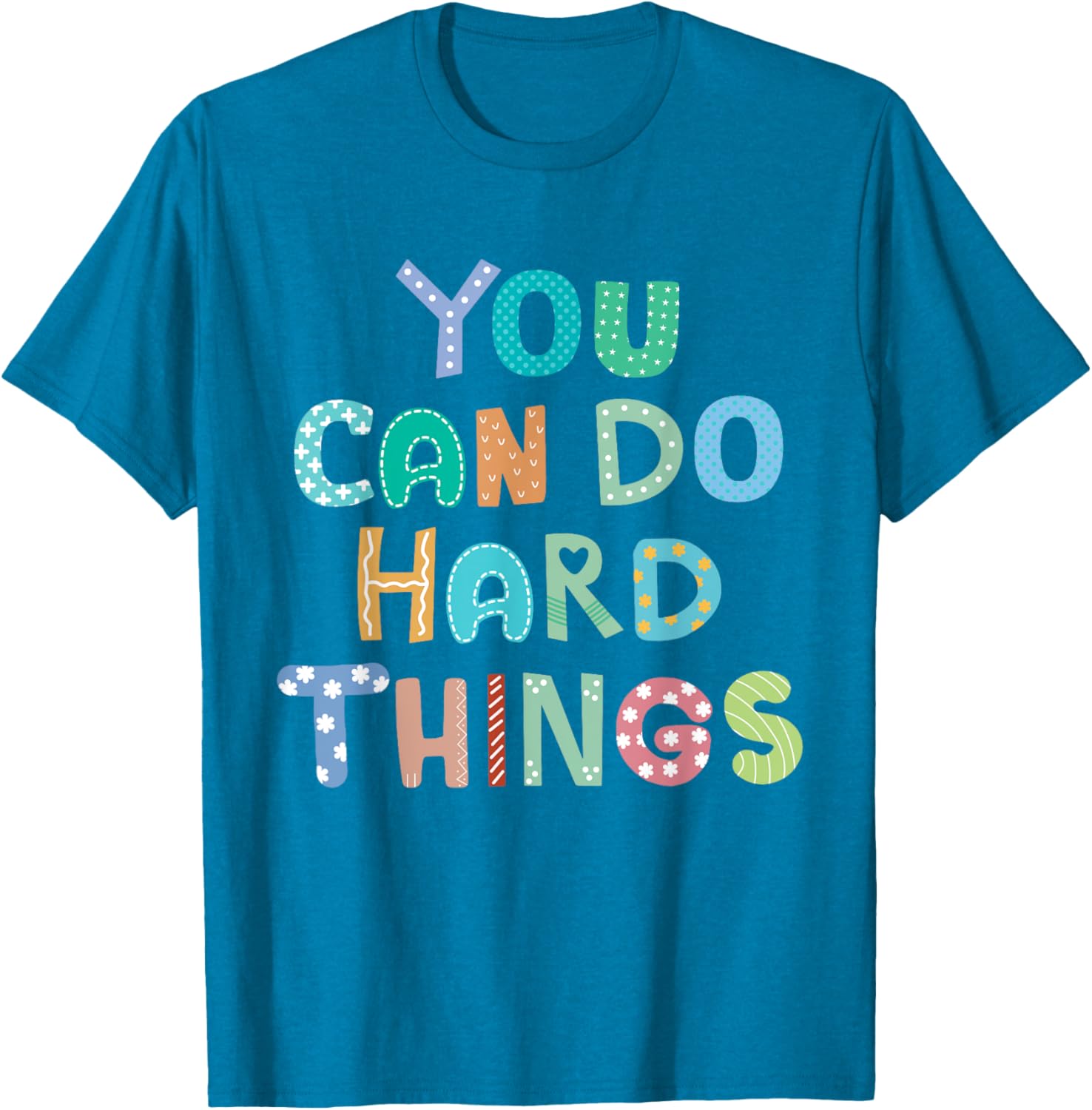 Test Day Teacher Shirt You Can Do Hard Things Women Kids T-Shirt