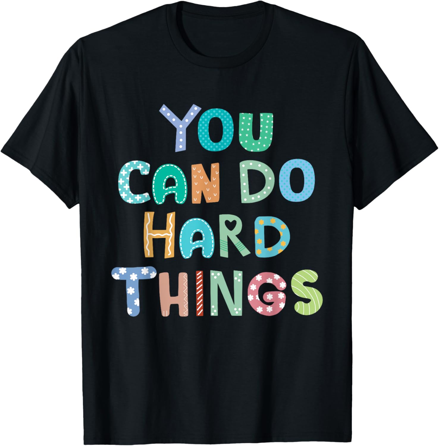 Test Day Teacher Shirt You Can Do Hard Things Women Kids T-Shirt