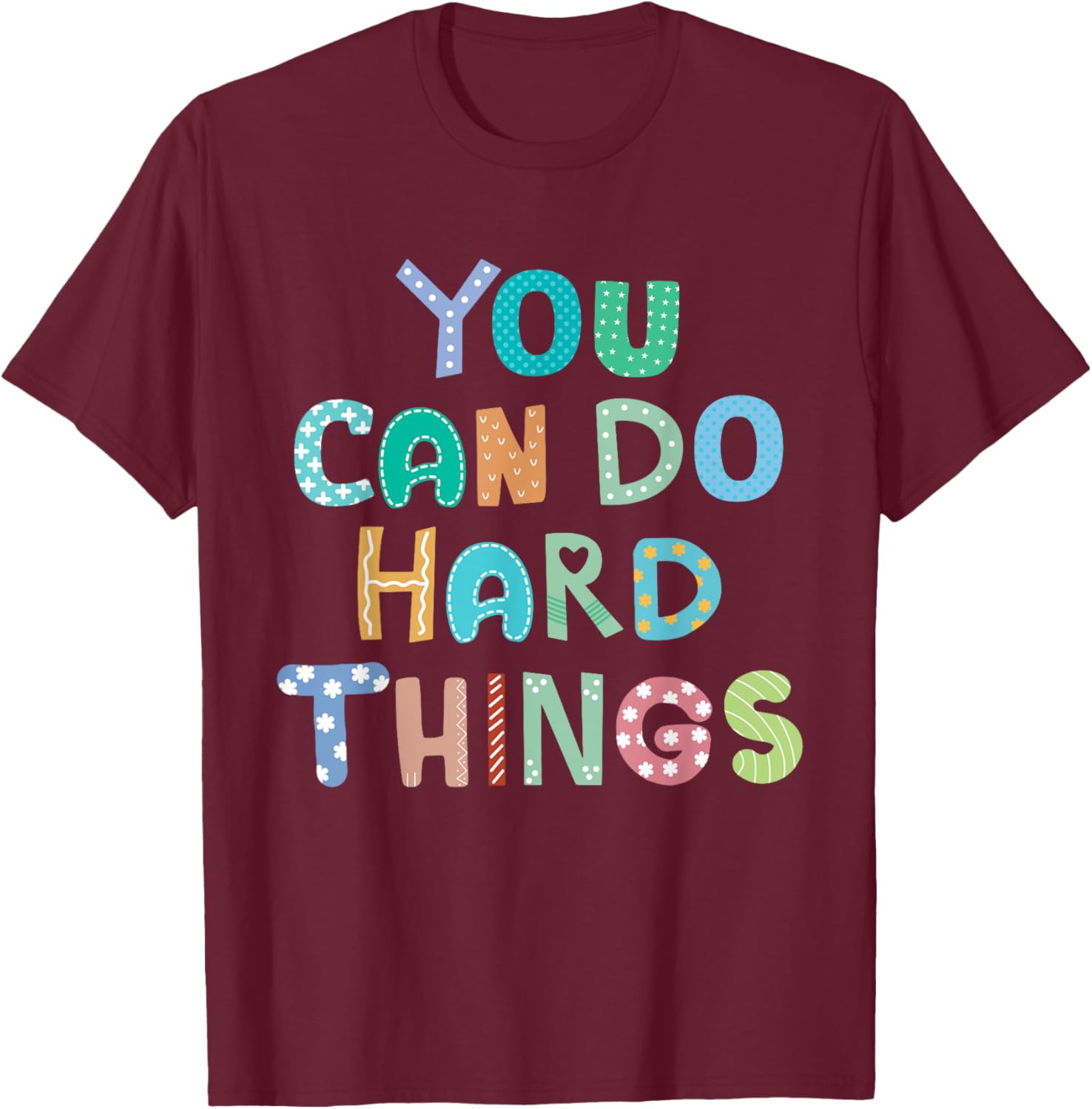 Test Day Teacher Shirt You Can Do Hard Things Women Kids T-Shirt