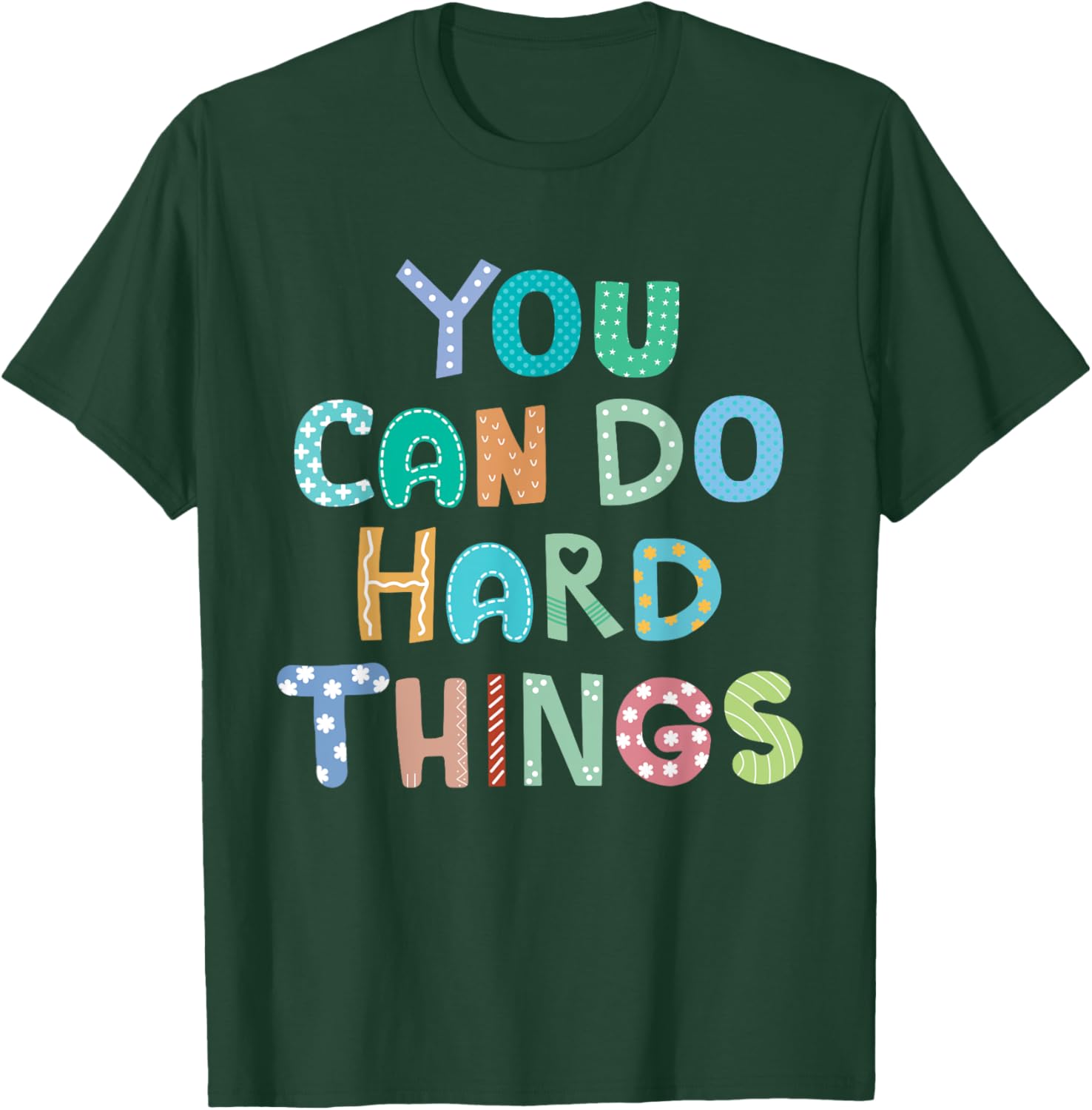 Test Day Teacher Shirt You Can Do Hard Things Women Kids T-Shirt
