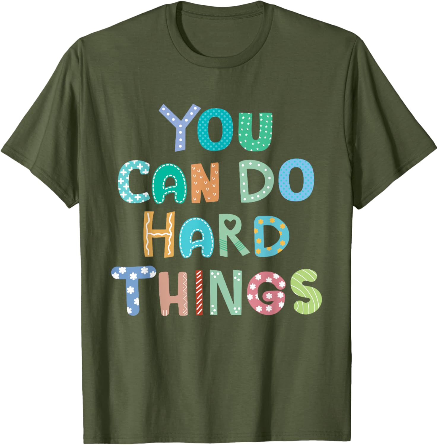 Test Day Teacher Shirt You Can Do Hard Things Women Kids T-Shirt
