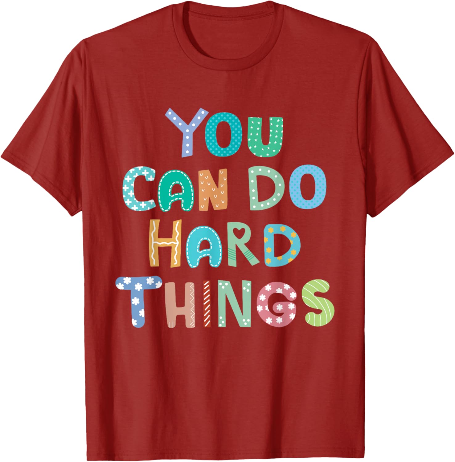 Test Day Teacher Shirt You Can Do Hard Things Women Kids T-Shirt