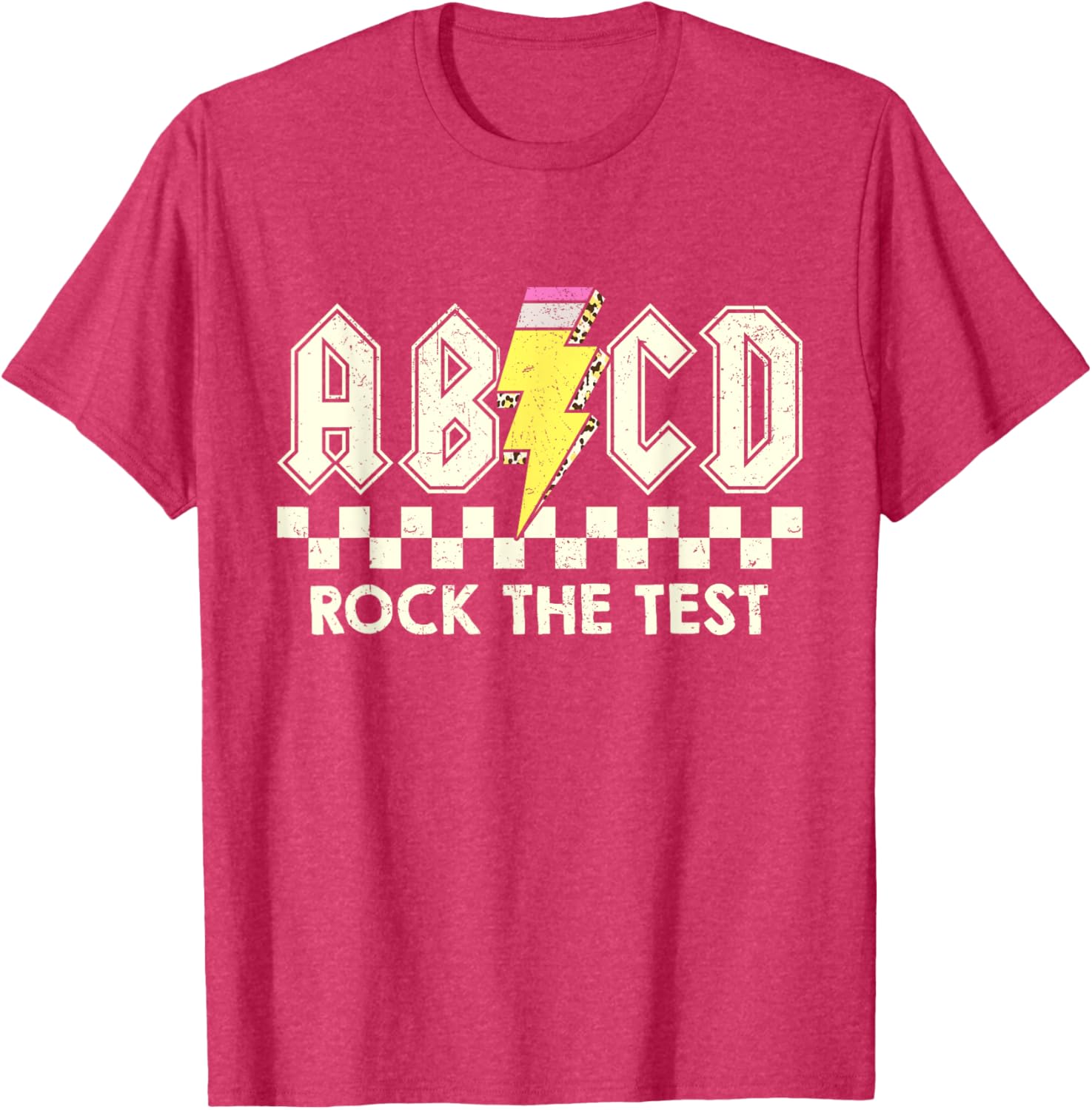 Test Day Teacher Student Testing Day ABCD Rock The Test T-Shirt