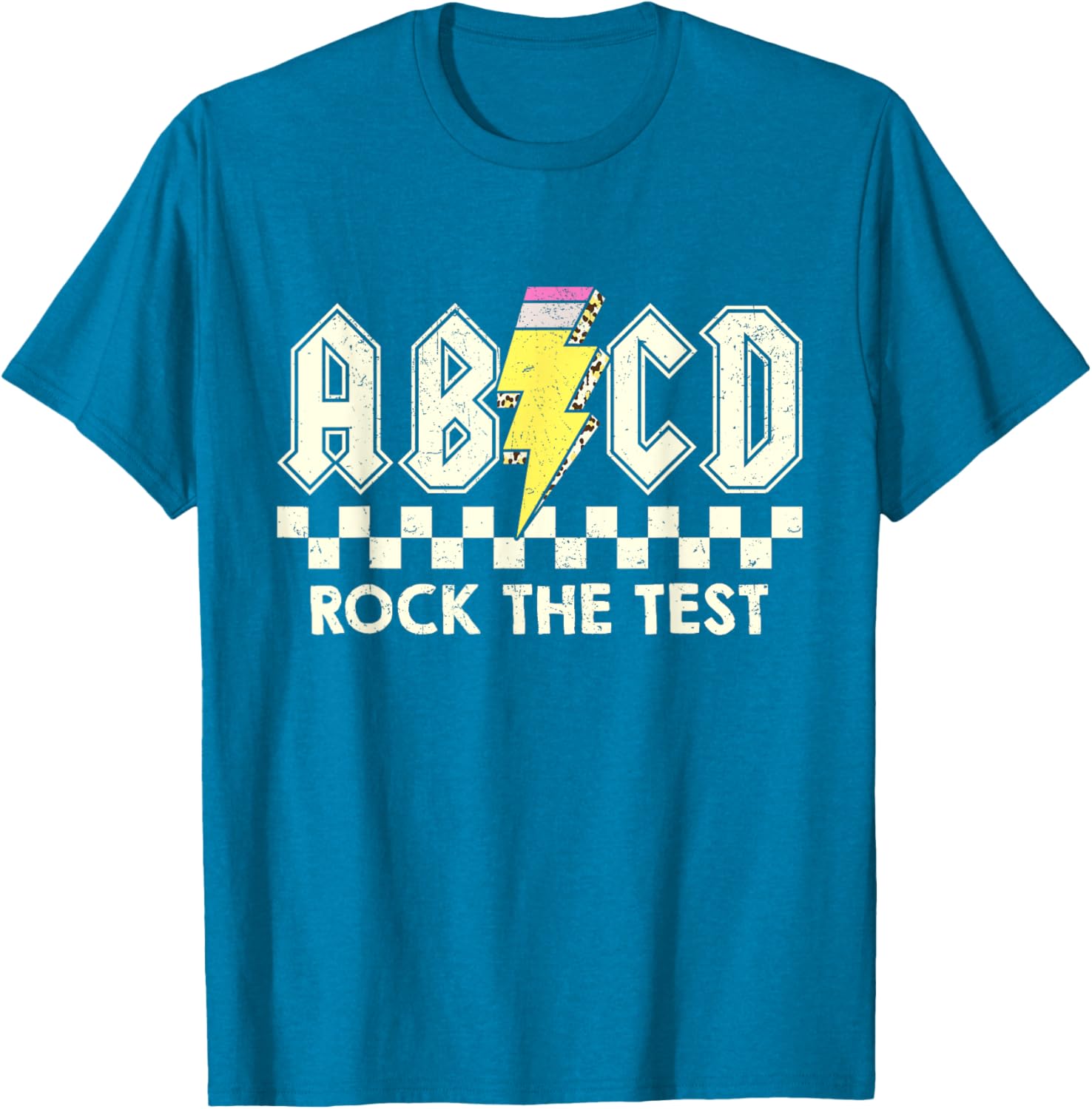 Test Day Teacher Student Testing Day ABCD Rock The Test T-Shirt