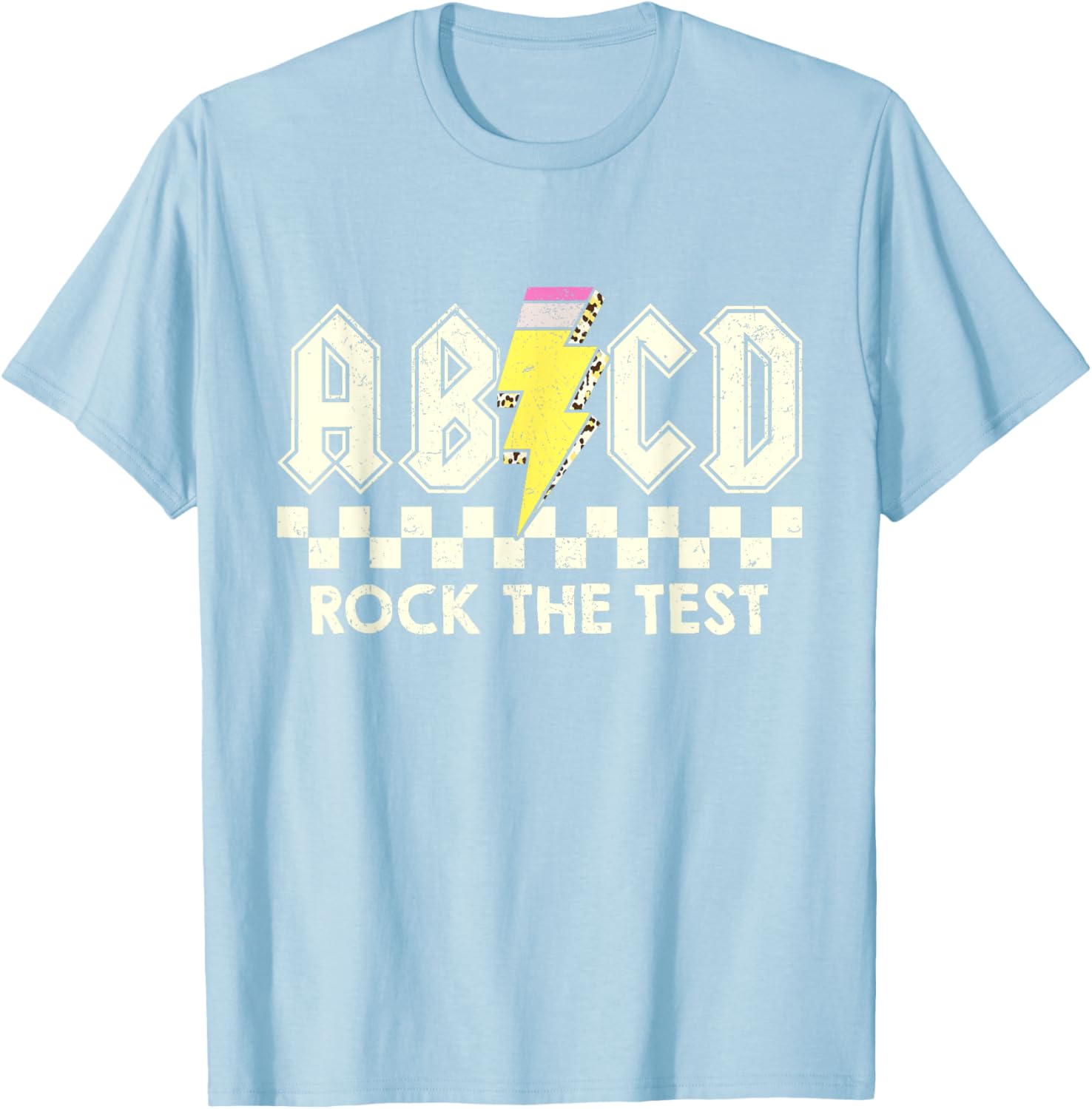 Test Day Teacher Student Testing Day ABCD Rock The Test T-Shirt