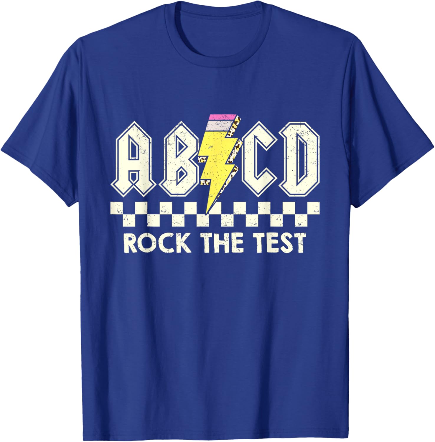 Test Day Teacher Student Testing Day ABCD Rock The Test T-Shirt