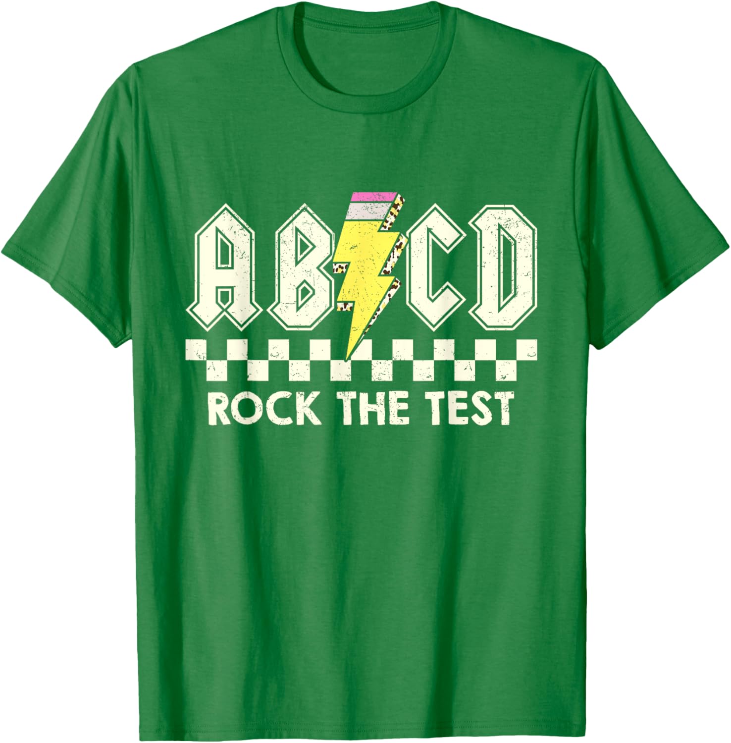 Test Day Teacher Student Testing Day ABCD Rock The Test T-Shirt