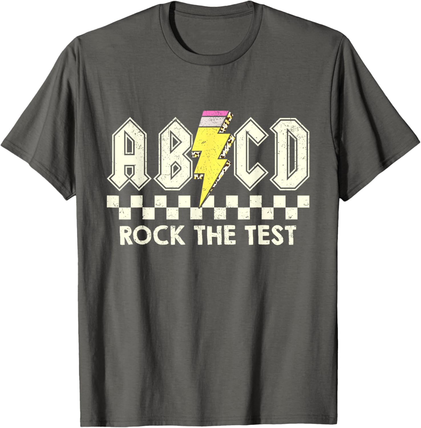 Test Day Teacher Student Testing Day ABCD Rock The Test T-Shirt