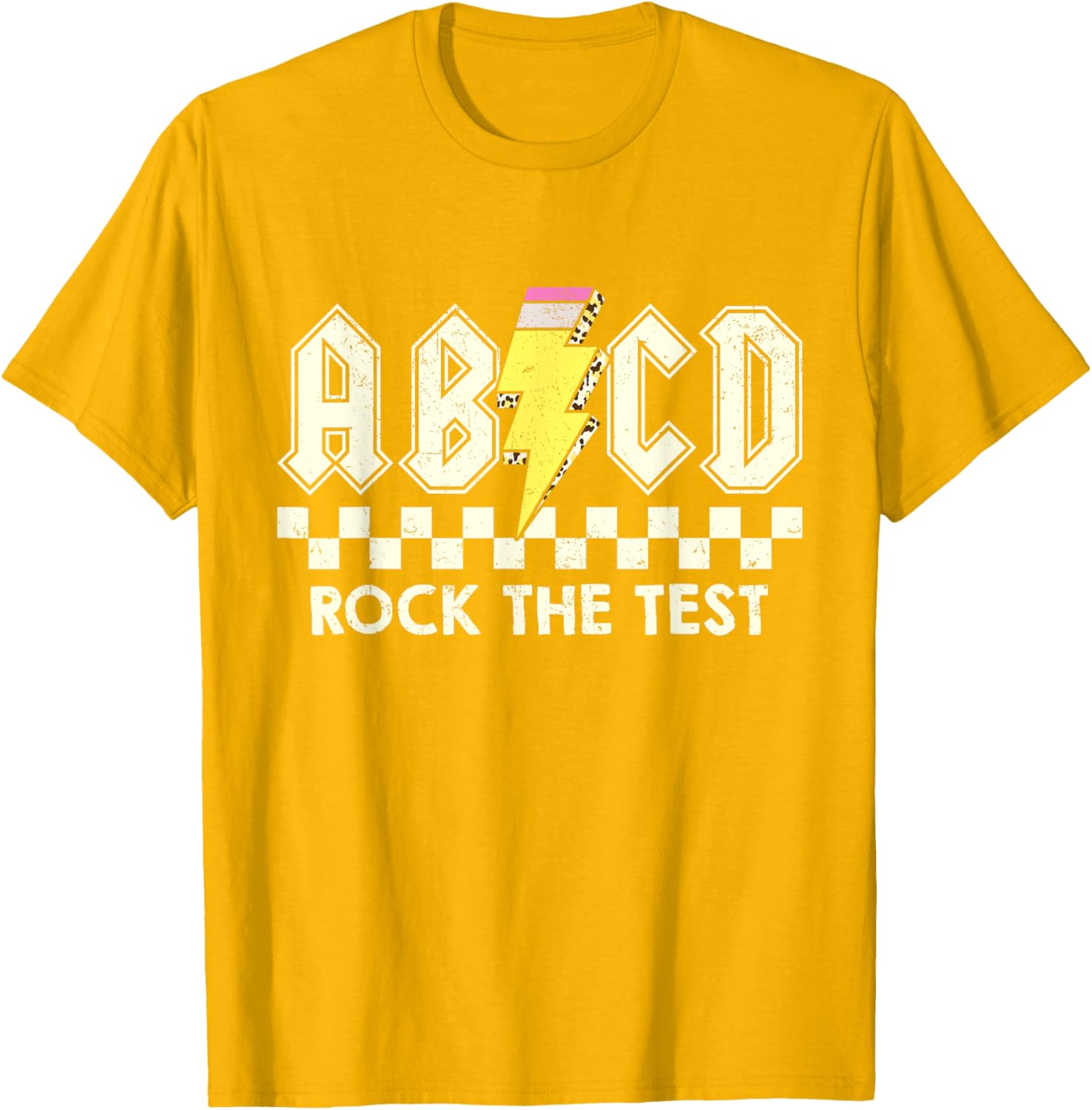Test Day Teacher Student Testing Day ABCD Rock The Test T-Shirt