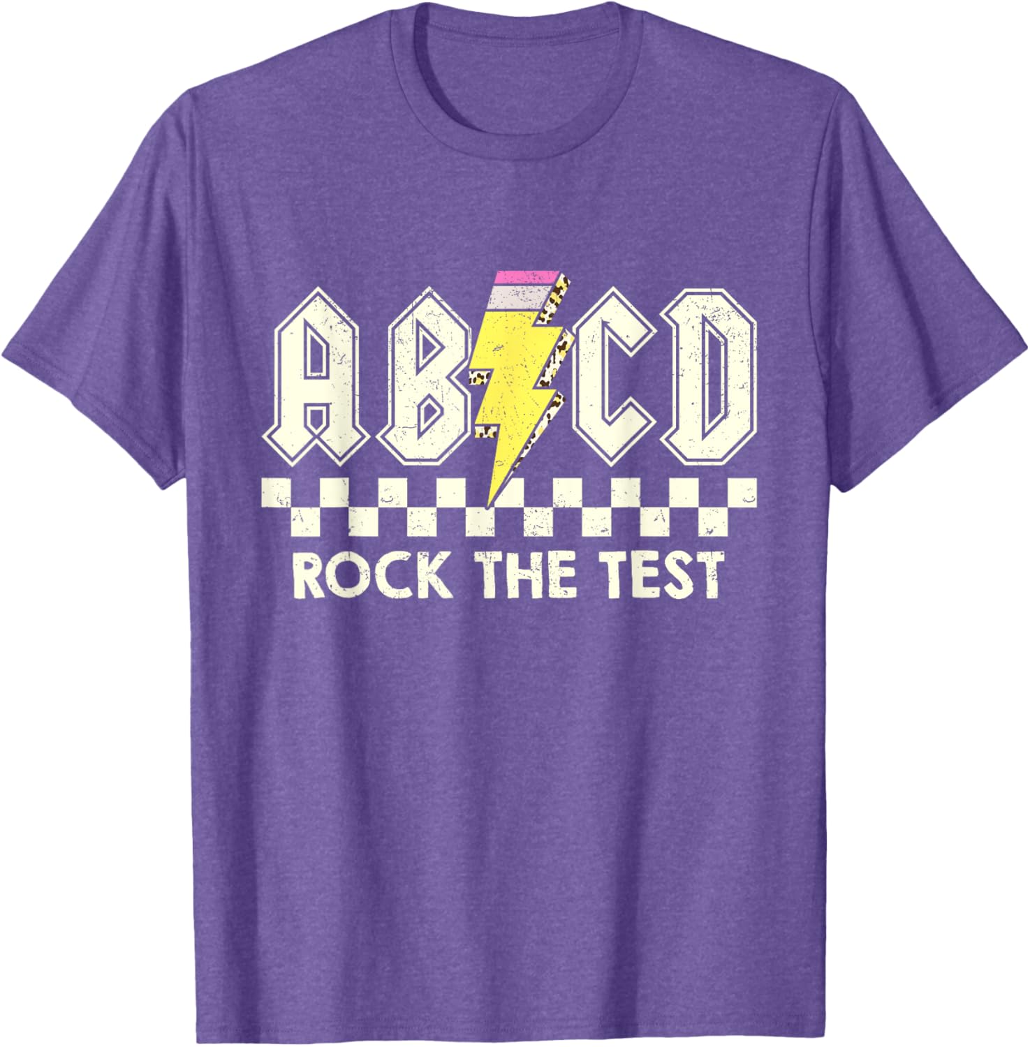 Test Day Teacher Student Testing Day ABCD Rock The Test T-Shirt