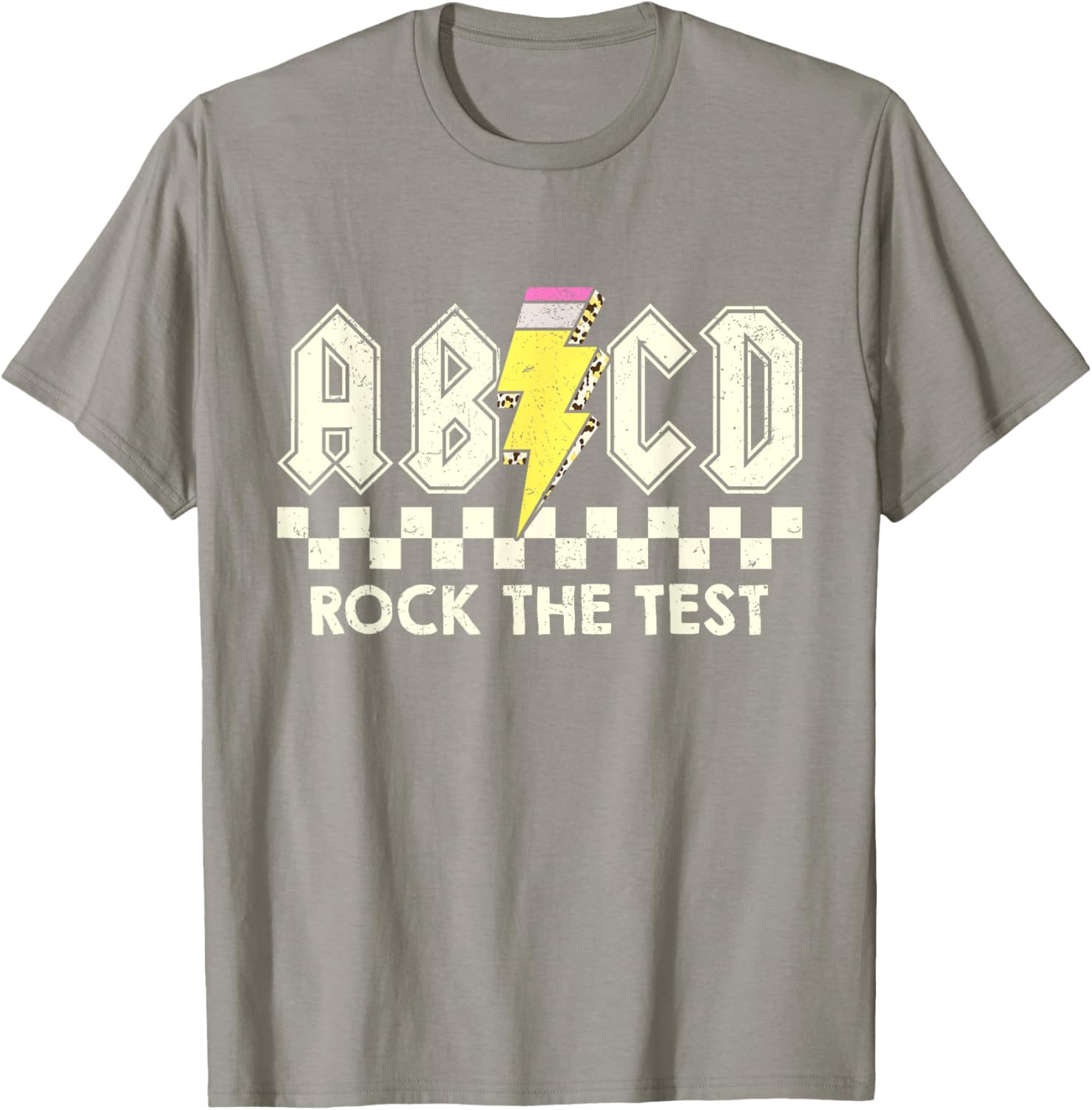 Test Day Teacher Student Testing Day ABCD Rock The Test T-Shirt