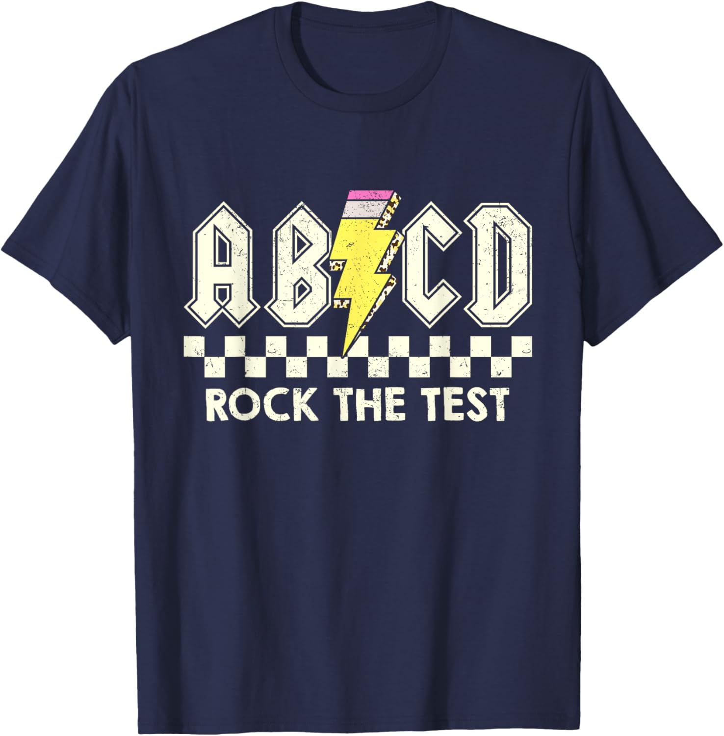 Test Day Teacher Student Testing Day ABCD Rock The Test T-Shirt