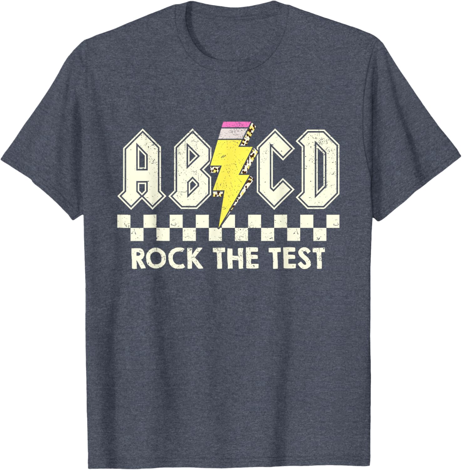 Test Day Teacher Student Testing Day ABCD Rock The Test T-Shirt