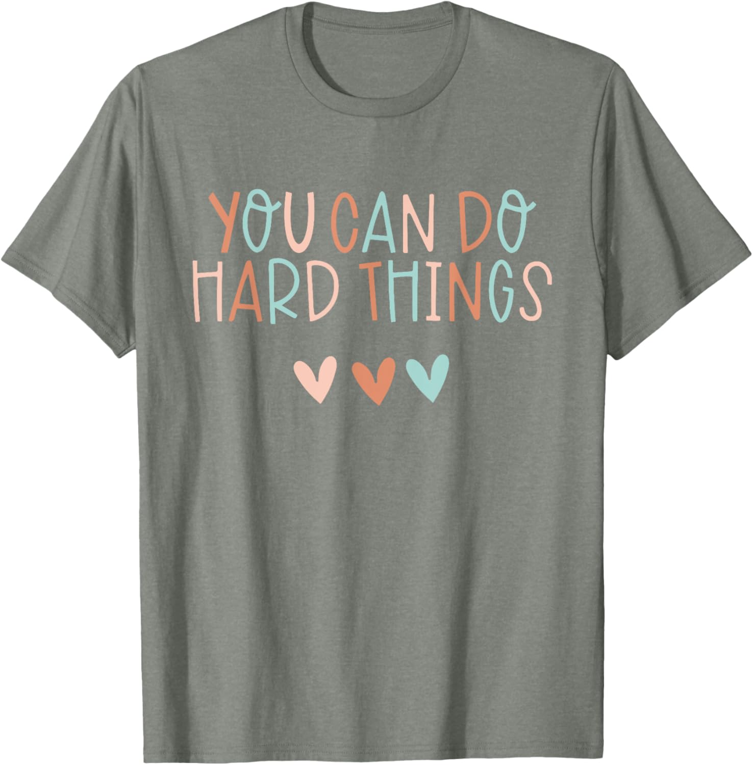 Test Day Teacher You Can Do Hard Things Women Kids T-Shirt