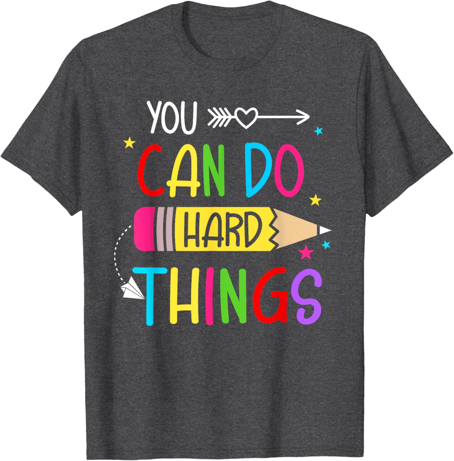 Test Day You Can Do Hard Things Teacher Women Girls Kids T-Shirt