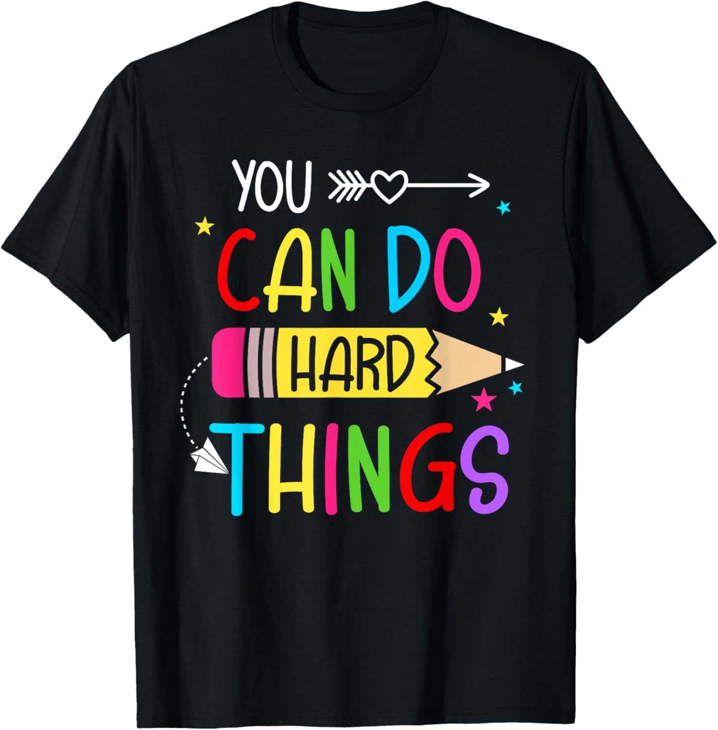 Test Day You Can Do Hard Things Teacher Women Girls Kids T-Shirt