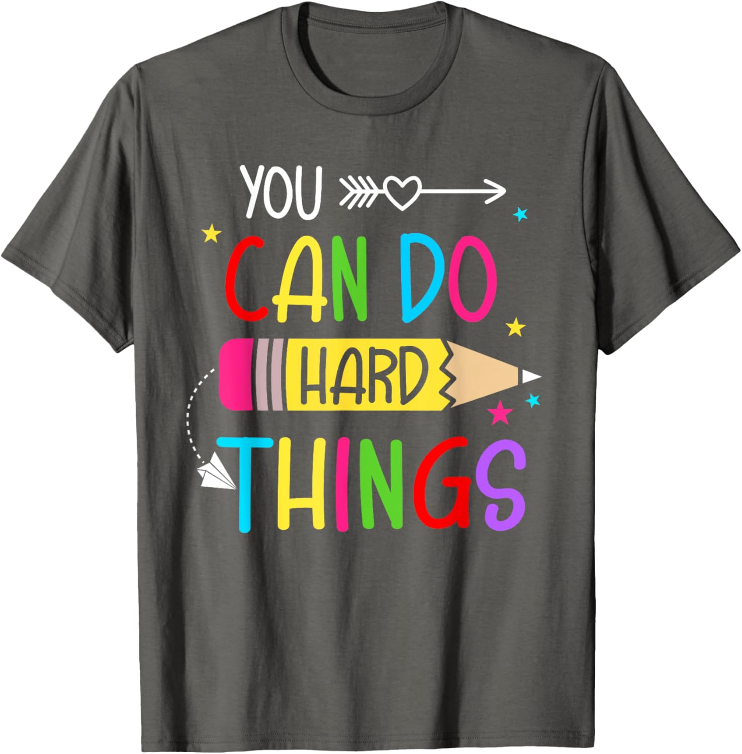 Test Day You Can Do Hard Things Teacher Women Girls Kids T-Shirt