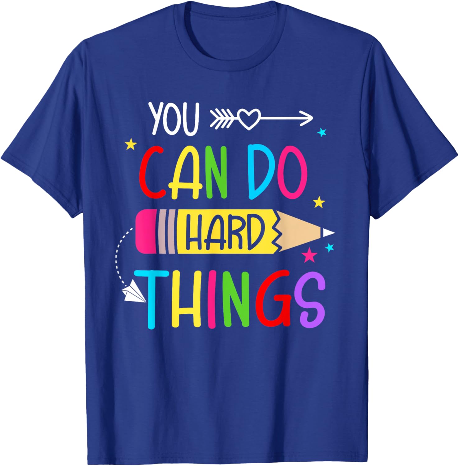 Test Day You Can Do Hard Things Teacher Women Girls Kids T-Shirt