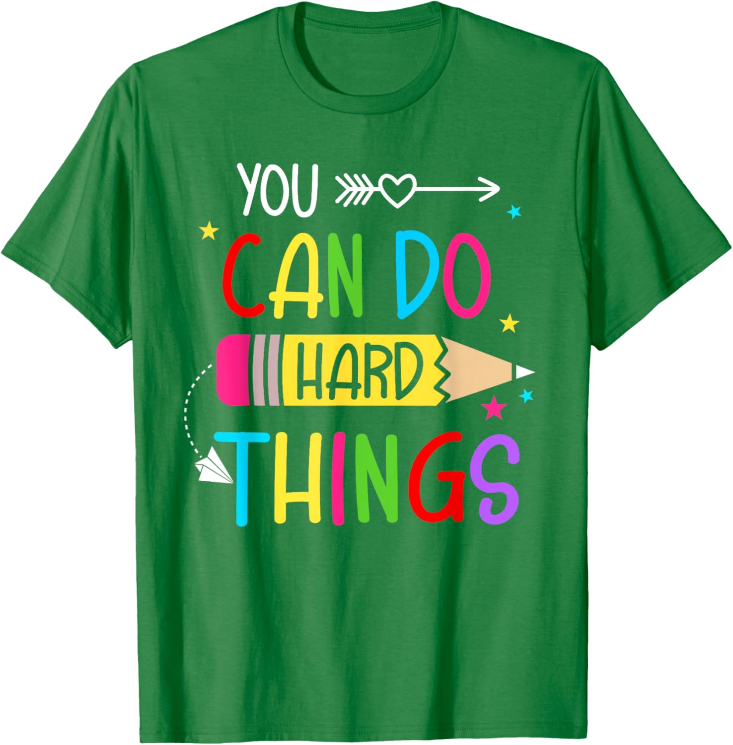 Test Day You Can Do Hard Things Teacher Women Girls Kids T-Shirt
