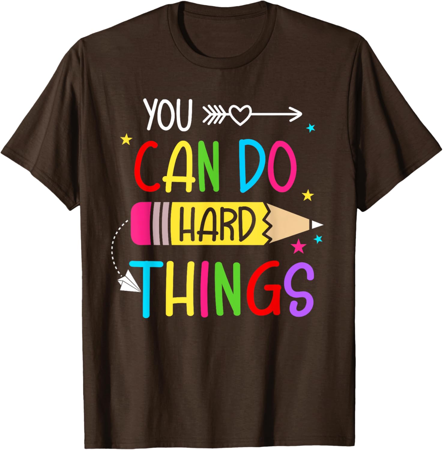 Test Day You Can Do Hard Things Teacher Women Girls Kids T-Shirt