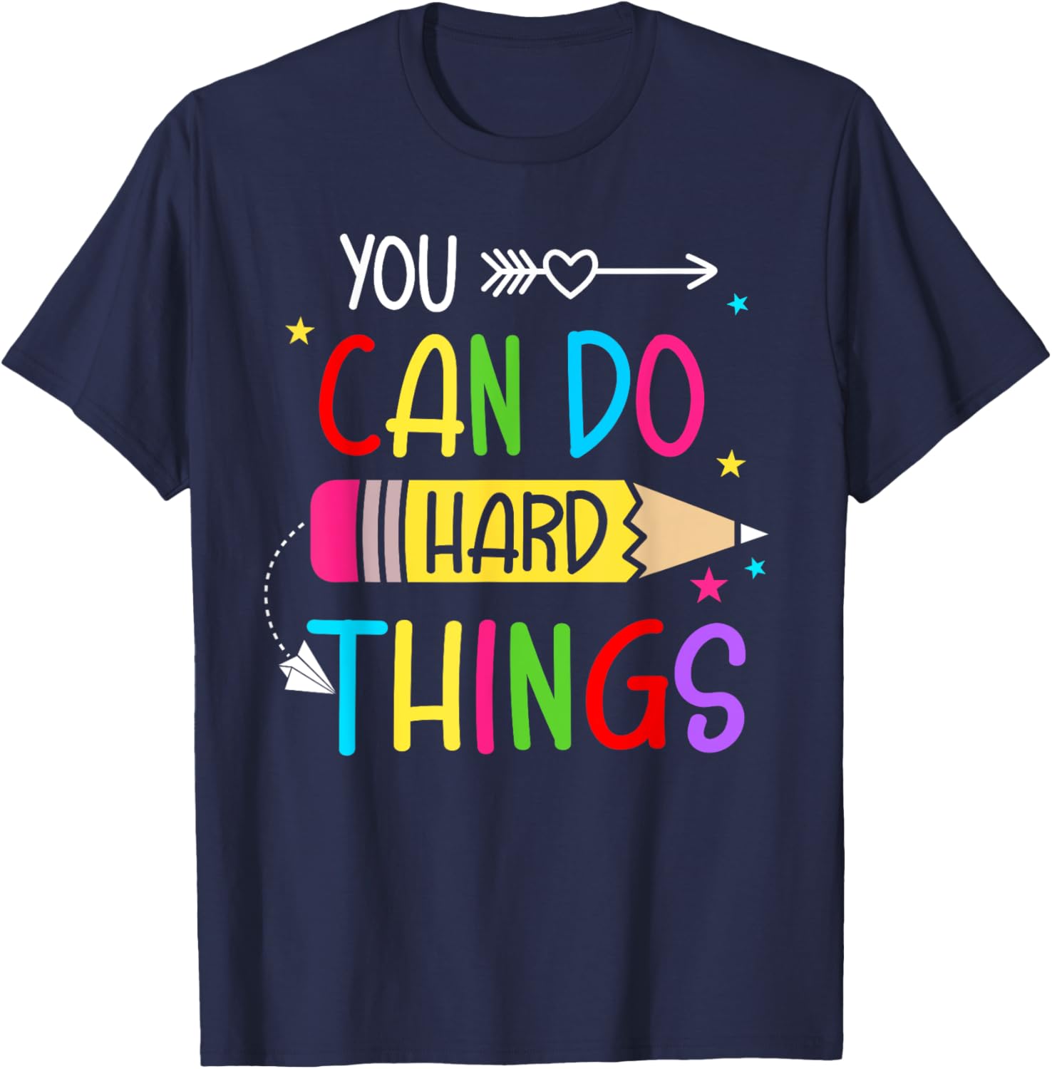 Test Day You Can Do Hard Things Teacher Women Girls Kids T-Shirt