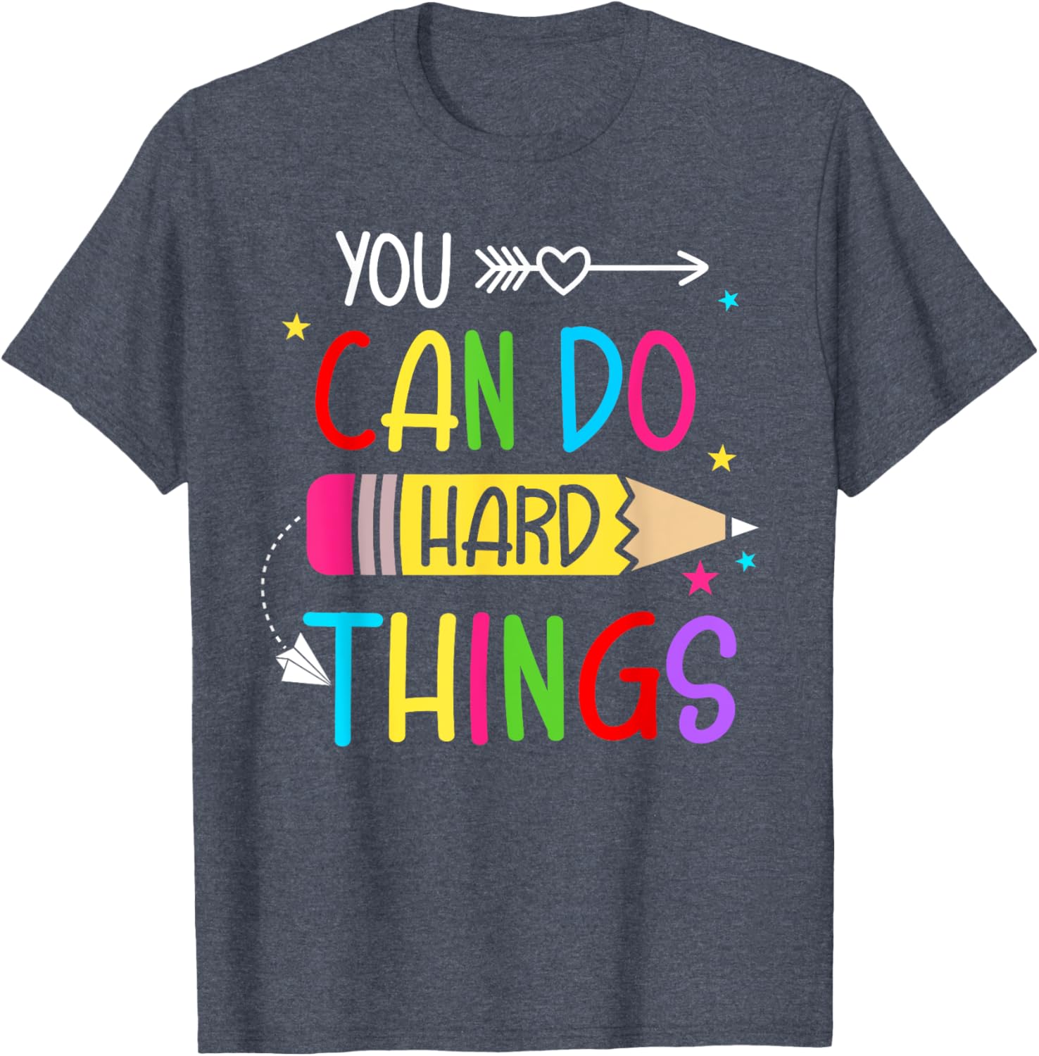 Test Day You Can Do Hard Things Teacher Women Girls Kids T-Shirt