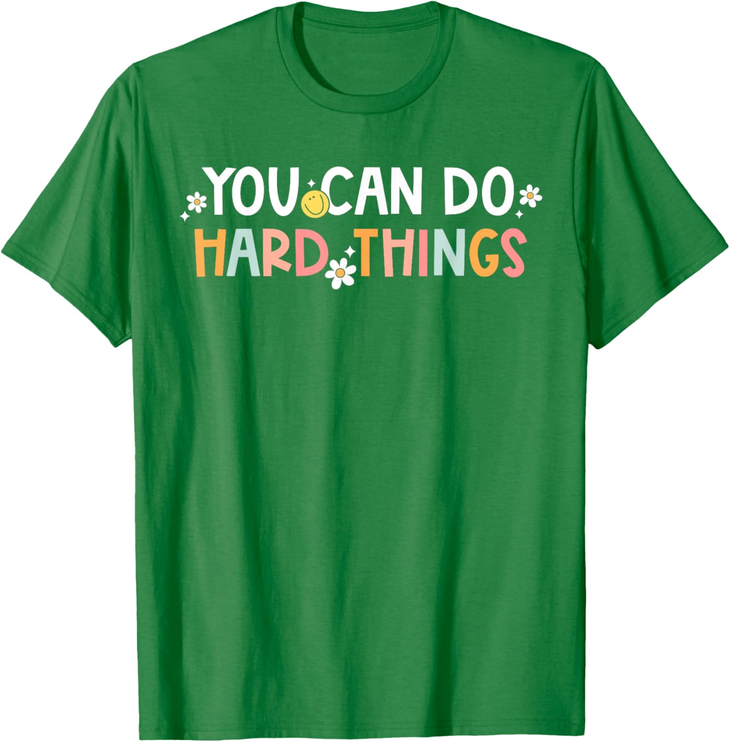 Test Day You Can Do Hard Things Teacher Women Girls Kids T-Shirt