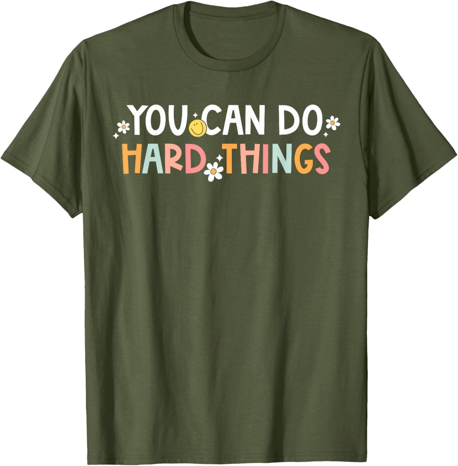 Test Day You Can Do Hard Things Teacher Women Girls Kids T-Shirt