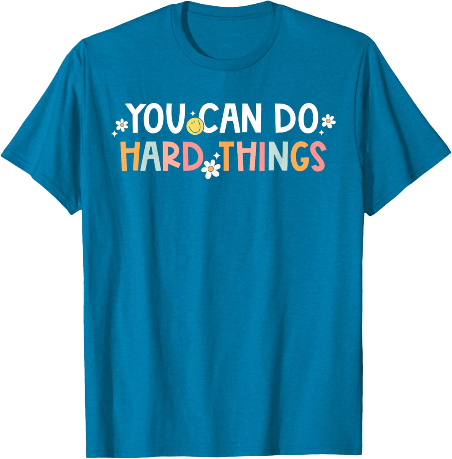 Test Day You Can Do Hard Things Teacher Women Girls Kids T-Shirt