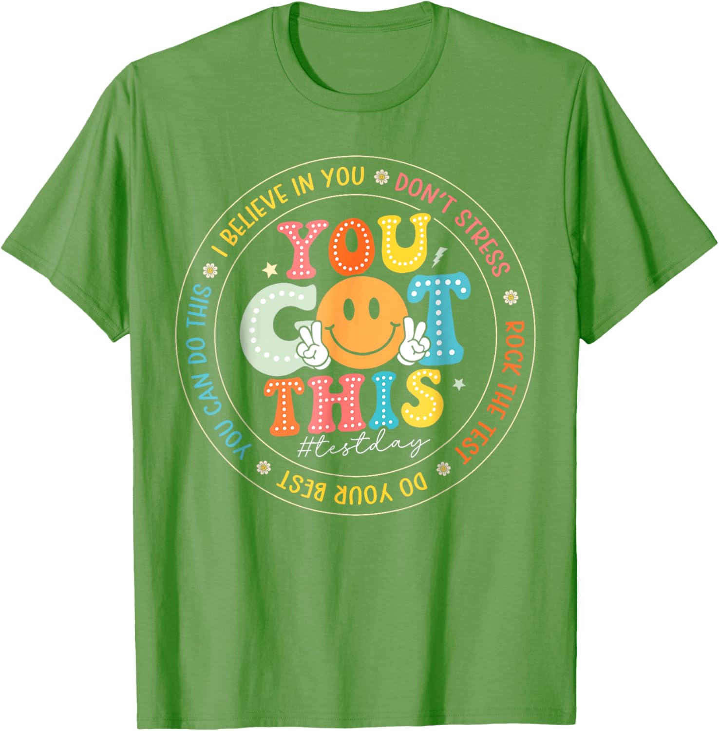 Test Day You Got This Rock The Test Teacher Testing Day T-Shirt